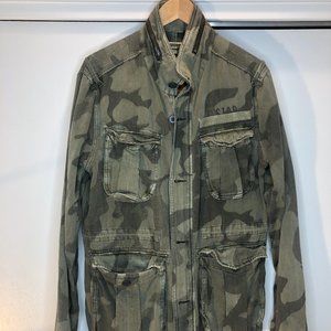 G Star Raw  Label  , Mens "Field " Cargo Camo Jacket Sz XL , 100% cotton ,Used